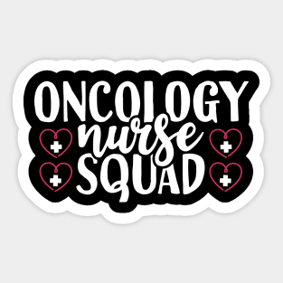 Oncology Nurse Squad Sticker